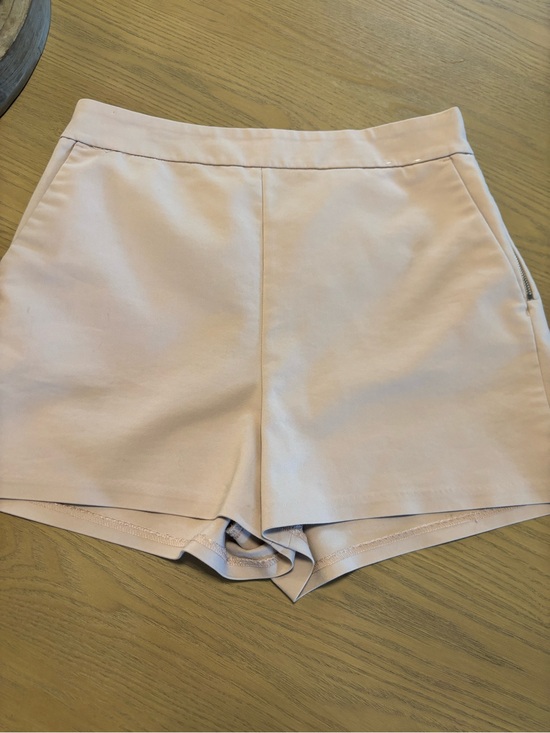 Express Pants - Express High-Waist Pale Pink Stretch Shorts